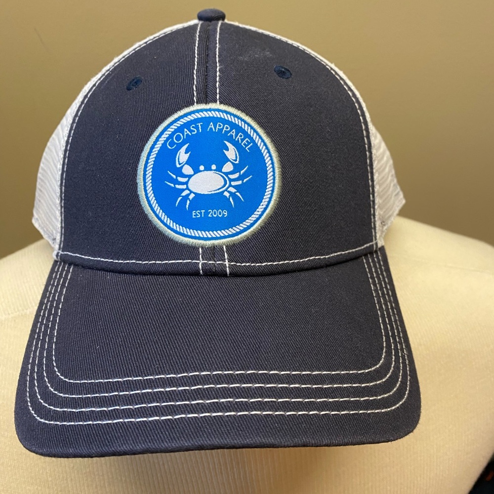 Coast Apparel Unisex Navy Trucker Hat/Cap NWT